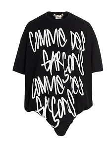 Comme Des GarÇOns Logo Printed Crewneck T-Shirt