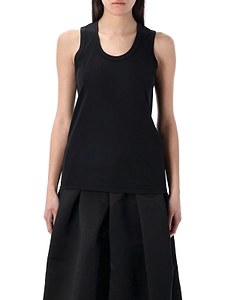 Comme Des GarÇOns Logo Printed Tank Top