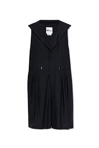 Comme Des GarÇOns Noir Kei Ninomiya V-Neck Jumpsuit