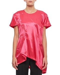 Comme Des GarÇOns Panelled Satin T-Shirt