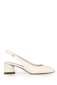 Coccinelle Slingback Block Heel Flat Pumps