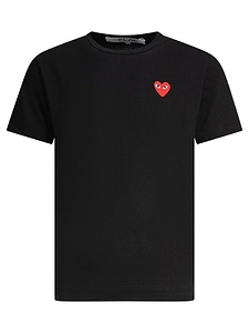 Comme Des GarÇOns Play Iconic Patch Crewneck T-Shirt