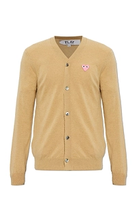 Comme Des GarÇOns Play Heart Patch Cardigan