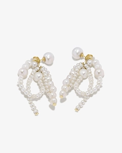 Multi-Strand Pearl Earrings