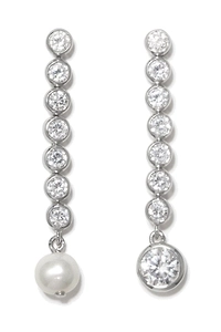 Multiply Zero Embellished Drop Earrings