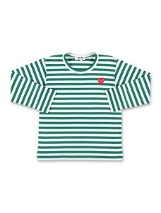 Comme Des GarÇOns Play Kids Striped Long-Sleeved T-Shirt