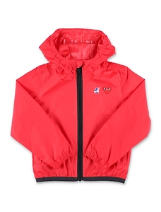 Comme Des GarÇOns Play Kids X K-Way Claude Hooded Zipped Rain Jacket