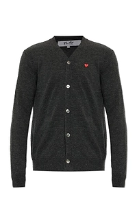 Comme Des GarÇOns Play Heart Patch Cardigan