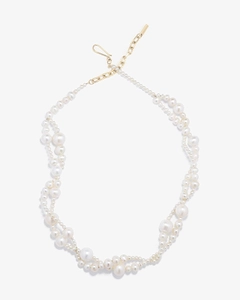 Twisted Strands Pearl Necklace
