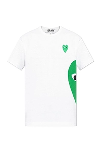 Comme Des GarÇOns Play Logo Patch T-Shirt