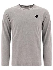 Comme Des GarÇOns Play Logo Patch T-Shirt