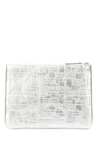 Comme Des GarÇOns Wallet Logo Embossed Coin Purse