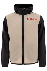 Comme Des GarÇOns Play X K-Way Claude Colour-Block Jacket