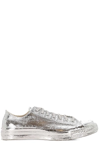 Converse Cracked-Finish Low-Top Sneakers