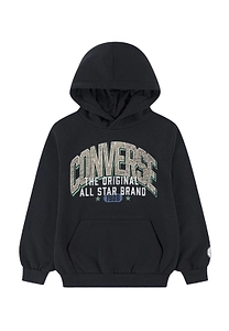 Kids Logo Printed Long-Sleeved Hoodie