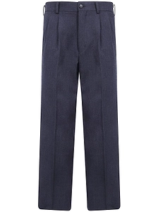 Pleated Straight Leg Pants
