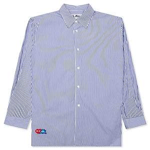 Comme Des GarÇOns Play X The Artist Invader Striped Shirt