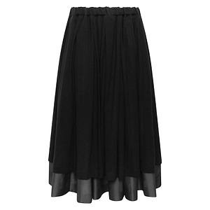 Pleated Midi Skirt
