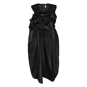 Comme Des GarÇOns Ruffle Detailed Sleeveless Midi Dress
