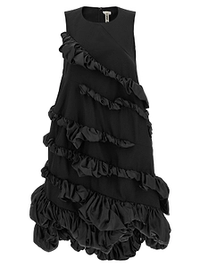 Comme Des GarÇOns Sculptural Ruffled Mini Dress