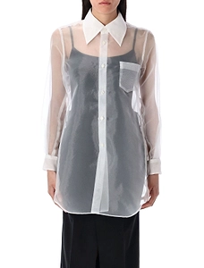 Comme Des GarÇOns Sheer Long-Sleeved Shirt