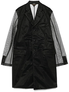 Comme Des GarÇOns Sheer Panelled Coat
