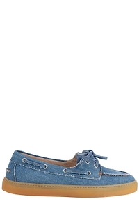 Copenhagen Almond Toe Lace-Up Boat Shoes