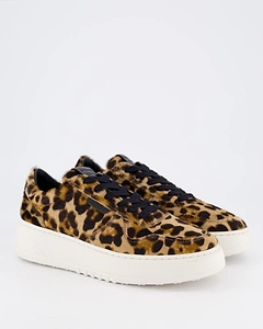 Copenhagen Leopard Printed Lace-Up Sneakers