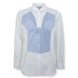 Comme Des GarÇOns Shirt Panelled Check Shirt