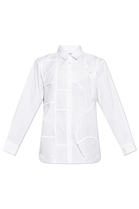 Comme Des GarÇOns Shirt Panelled Raw-Edge Shirt