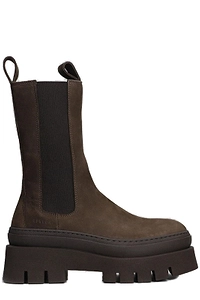Copenhagen Round Toe Platform Chelsea Boots