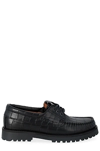 Copenhagen Studios Embossed Lace-Up Shoes