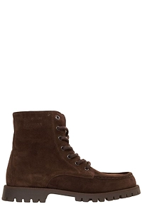 Copenhagen Studios Round Toe Lace-Up Boots
