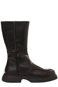 Copenhagen Studios Round Toe Zip-Up Boots
