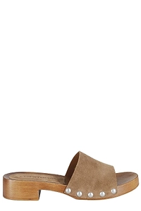 Copenhagen Stud Detailed Heeled Mules