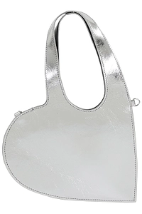 Coperni Metallic Effect Mini Heart Tote Bag
