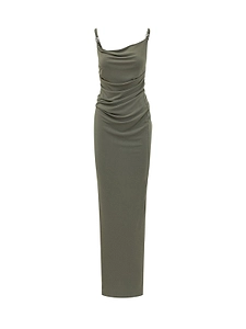 Coperni Open-Back Sleeveless Long Dress