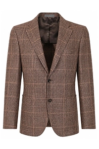 Corneliani Checked Single-Breasted Blazer