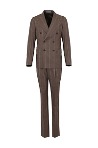 Corneliani Pinstriped Double-Breasted Suit