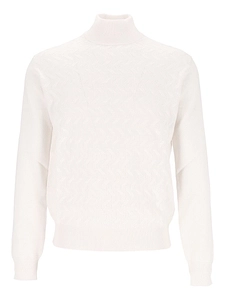 Corneliani Textured Turtleneck Knitted Sweater