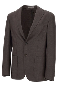 Corneliani Textured Two-Button Blazer