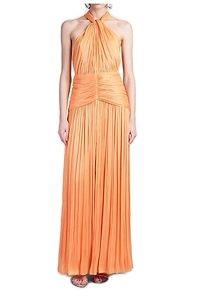 Costarellos Pleated Mariya Dress