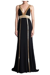 Lucine Embellished Long Dress
