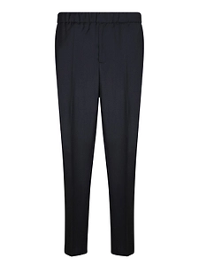Costumein Elastic Waist Straight-Leg Pants