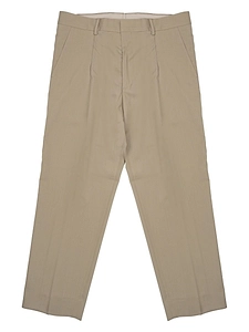 Pleated Straight-Leg Pants