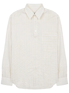 Costumein Textured Stripe Pocket Shirt