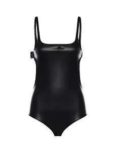 CourrÈGes Buckle Cut-Out Bodysuit