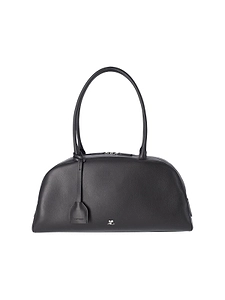 CourrÈGes Curved Zip Shoulder Bag