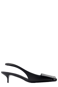 CourrÈGes Fold Slingback Pumps