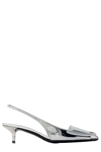 CourrÈGes Fold Mirror Slingback Pumps